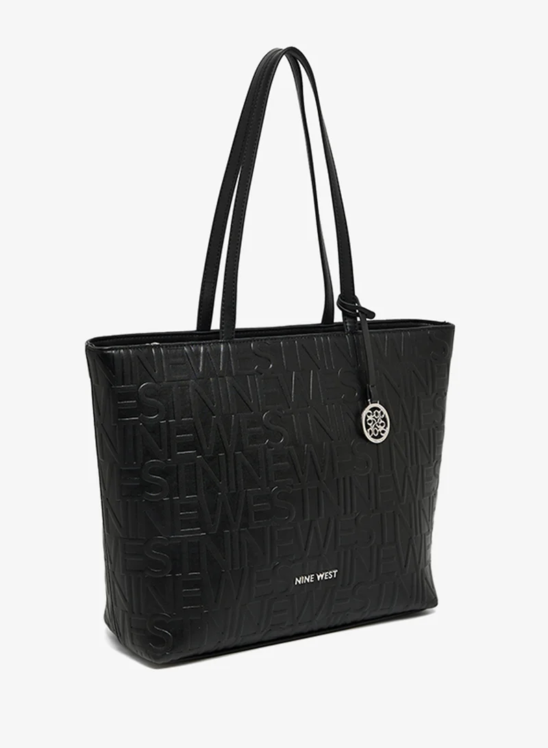 NINE WEST  Top Handle Logo Detail Tote for Women | Best Price UAE
